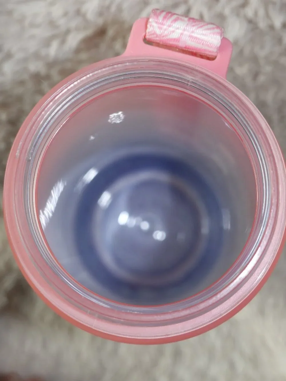 Venture Pal 32oz Motivational Water Bottle with Time Marker Ombre Pink Blue NWOT